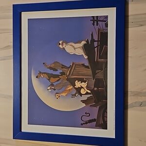 Disney lady in the tramp print 15 1/2x12 1/2